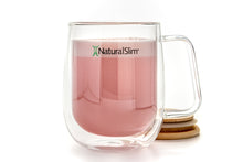 Cargar imagen en el visor de la galería, Taza de vidrio de doble pared de NaturalSlim®