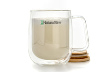 Cargar imagen en el visor de la galería, Taza de vidrio de doble pared de NaturalSlim®