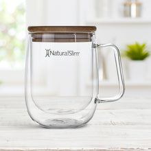 Cargar imagen en el visor de la galería, Taza de vidrio de doble pared de NaturalSlim®